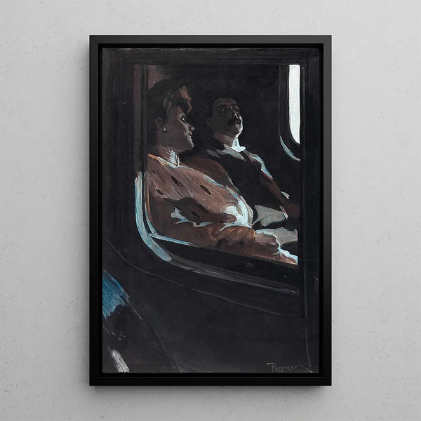 Ferdinand Freiherr von Reznicek - In der Kutsche.webp
