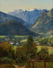Le Dachstein de Sophien-Doppelblick près d'Ischl - Ferdinand Georg Waldmüller — weergave van het kunstwerk