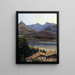 Lac Wolfgang - Ferdinand Georg Waldmüller — ingelijst kunstwerk aan de muur
