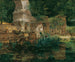 De Romeinse ruïne bij Schönbrunn - Ferdinand Georg Waldmüller — weergave van het kunstwerk