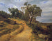 De ruïne van Liechtenstein bij Mödling - Ferdinand Georg Waldmüller — weergave van het kunstwerk