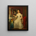 L'actrice Elise Höfer - Ferdinand Georg Waldmüller — ingelijst kunstwerk aan de muur