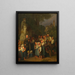 De verering van Sint Jan Devotie - Ferdinand Georg Waldmüller — ingelijst kunstwerk aan de muur