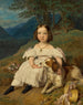 Julia Comtesse Apraxine - Ferdinand Georg Waldmüller — weergave van het kunstwerk