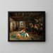 Voorbereiding van het wijndankfeest - Ferdinand Georg Waldmüller — ingelijst kunstwerk aan de muur