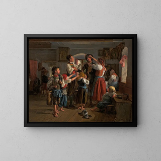 Ferdinand Georg Waldmller - The Conscripts Farewell.webp