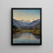 Vue sur le lac Altaussee et le Dachstein - Ferdinand Georg Waldmüller — ingelijst kunstwerk aan de muur