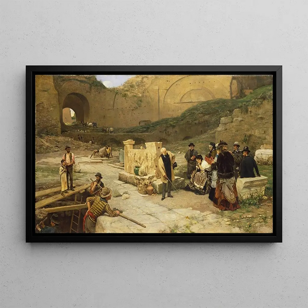 Ferdinand Heilbuth - Excavations in Rome.webp
