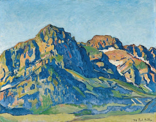 Les Dents Blanches - Ferdinand Hodler — weergave van het kunstwerk