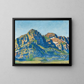 Les Dents Blanches - Ferdinand Hodler — ingelijst kunstwerk aan de muur