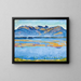 Landschapschilderij van Montana met de Becs de Bosson en de Rchy-vallei - Ferdinand Hodler — ingelijst kunstwerk aan de muur