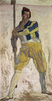 Guerrier avec hallebarde - Ferdinand Hodler — weergave van het kunstwerk