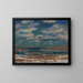 Landschapschilderij met lentewolken - Ferdinand Katona — ingelijst kunstwerk aan de muur