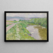 Landschap met een rivier - Ferdinand Katona — ingelijst kunstwerk aan de muur