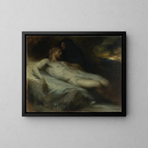 Lamentatie van Christus - Ferdinand Keller — ingelijst kunstwerk aan de muur