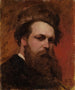 Zelfportret met bontmuts - Ferdinand Keller — weergave van het kunstwerk