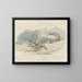 Studie van een alligator - Ferdinand Keller — ingelijst kunstwerk aan de muur