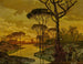 Landschap van de avond - Ferdinand Knab — weergave van het kunstwerk
