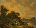 Landschap van de avond - Ferdinand Kobell — weergave van het kunstwerk