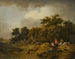 Landschap met een hut en een put - Ferdinand Kobell — weergave van het kunstwerk