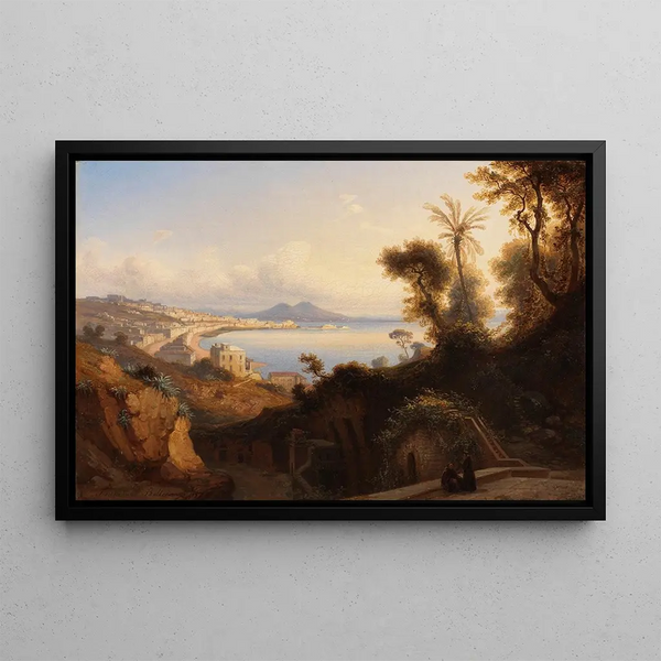 Ferdinand Konrad Bellermann - Blick auf den Vesuv.webp