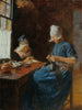 Dutch Women Painting - Ferdinand Kruis — artwork view