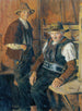 van Ferdinand Kruis - De boeren van Sarntheiner — weergave van het kunstwerk