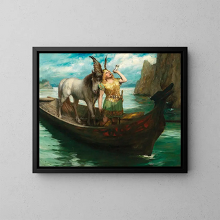 Ferdinand Leeke - Richard Wagner Gtterdmmerung Act I Siegfrieds Rhine Journey.webp