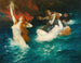 De Rijnmeidinnen - Ferdinand Leeke — weergave van het kunstwerk