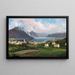 Uitzicht op Gmunden aan het Traunsee-meer - Ferdinand Lepié — ingelijst kunstwerk aan de muur