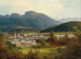 View of Ischl and the Kaiservilla - Ferdinand Lepié — artwork view