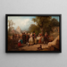 Het huwelijk - Ferdinand Marohn — ingelijst kunstwerk aan de muur
