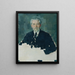 Professor Friedrich Becke - Ferdinand Matthias Zerlacher — ingelijst kunstwerk aan de muur