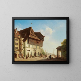 Ferdinand Petzl - View of the Council Building in Constance.webp