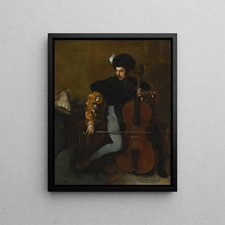 Ferdinand Roybet - The Cellist.webp