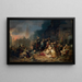 La Furie espagnole à Anvers - Ferdinand de Braekeleer — ingelijst kunstwerk aan de muur