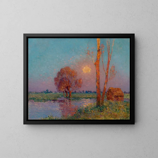 Ferdinand du Puigaudeau - Coucher de Soleil en Brire.webp