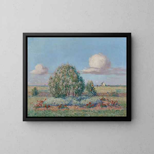 Bloemperken - Ferdinand du Puigaudeau — ingelijst kunstwerk aan de muur