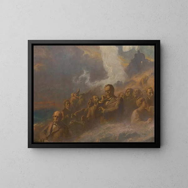 Les Temps modernes - Fernand Cormon — ingelijst kunstwerk aan de muur