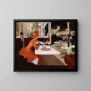 Fernand Lungren - In the Caf.webp