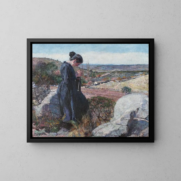 In de zon - Fernando Fader — ingelijst kunstwerk aan de muur