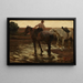 Paarden - Fernando Fader — ingelijst kunstwerk aan de muur