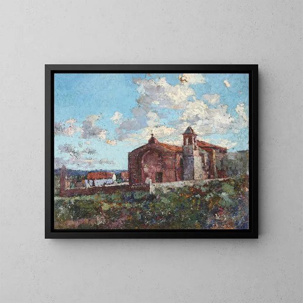 Kapel van Ischilín - Fernando Fader — ingelijst kunstwerk aan de muur