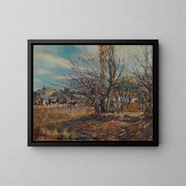 Einde van de winter - Fernando Fader — ingelijst kunstwerk aan de muur