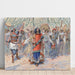 Reproductie van het schilderij Feesten ter ere van David - James Tissot
