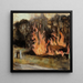Fires of Joy - Hugo Simberg — framed artwork on a wall