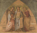 Artistic figures of architecture, sculpture, and painting - Philipp Veit — artwork view