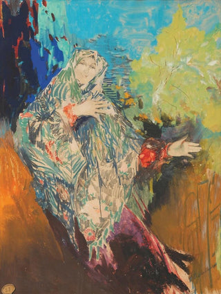 Filipp Malyavin - Dancing Peasant Woman In A Colourful Shawl.webp