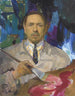 Zelfportret - Filipp Malyavin — weergave van het kunstwerk