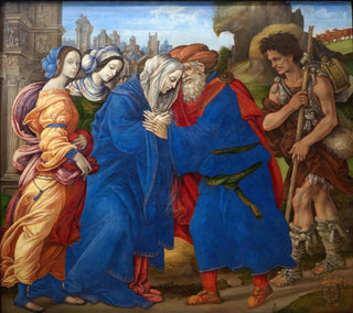 Filippino Lippi - The Meeting of Joachim and Anne outside the Golden Gate of Jerusalem.webp